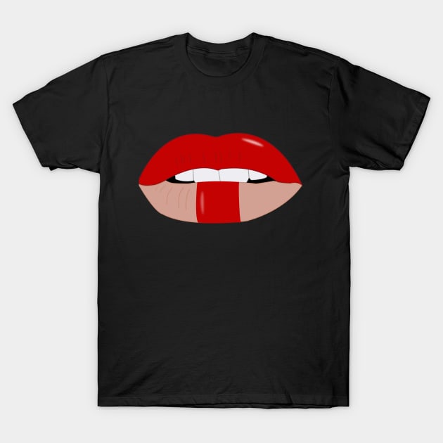 Queen's Lipstick T-Shirt by fashionsforfans